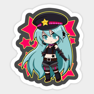 Hatsune Miku Punk Model Sticker